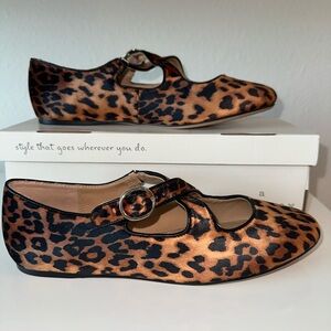 A New Day™ Women's Tasmin Leopard Print Flats-Light Brown size 8.5